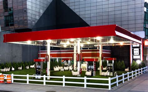 pop up gas station